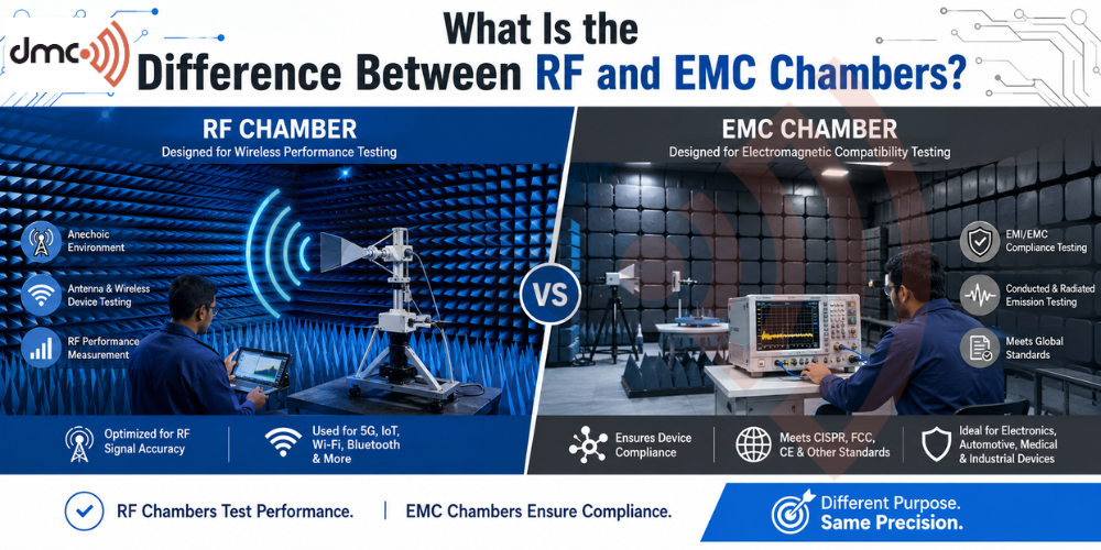 Difference Between RF and EMC Chambers