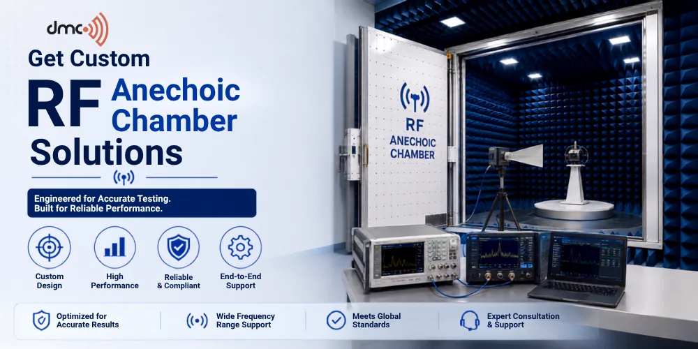 Get Custom RF Anechoic Chamber Solutions for Testing