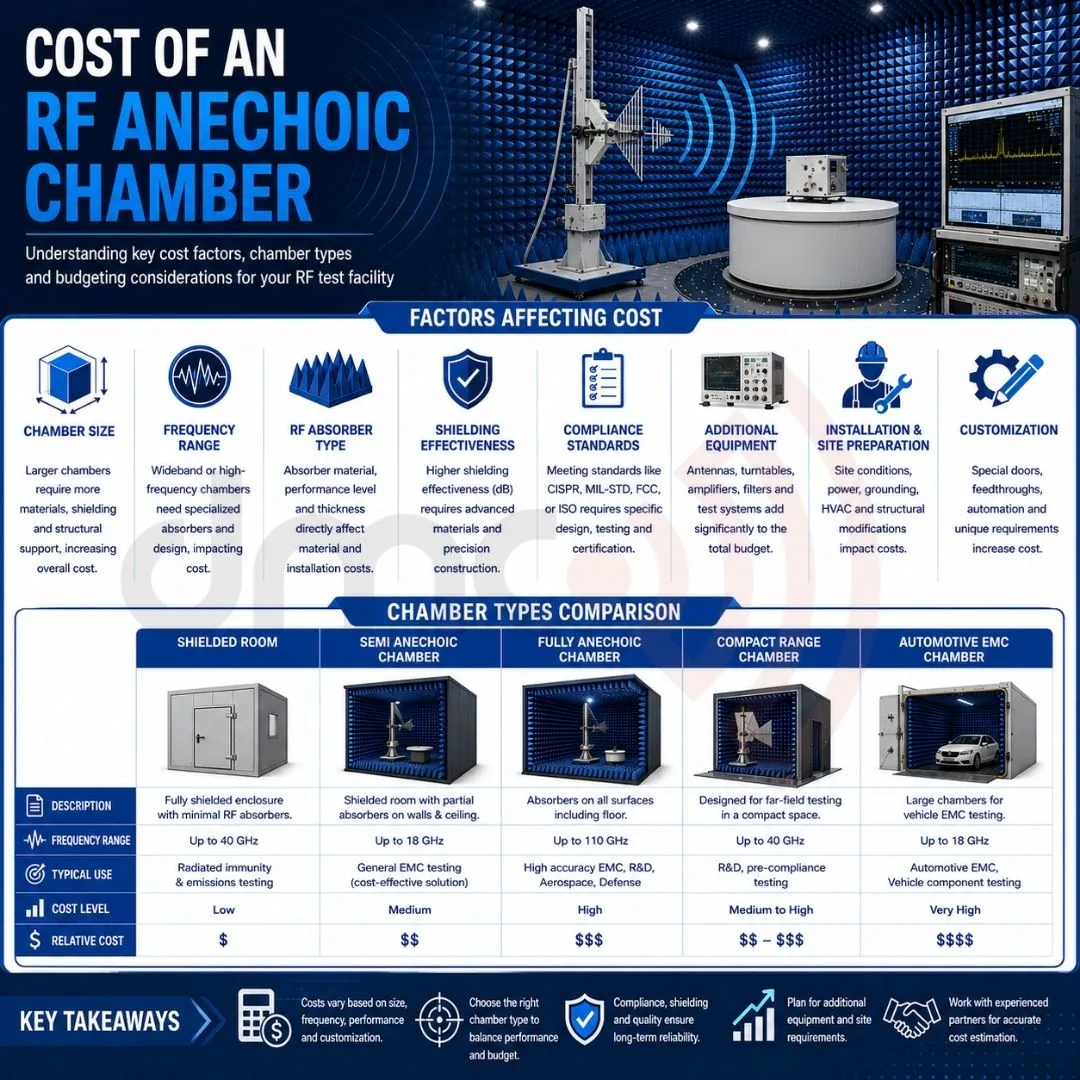 Cost of an RF Anechoic Chamber