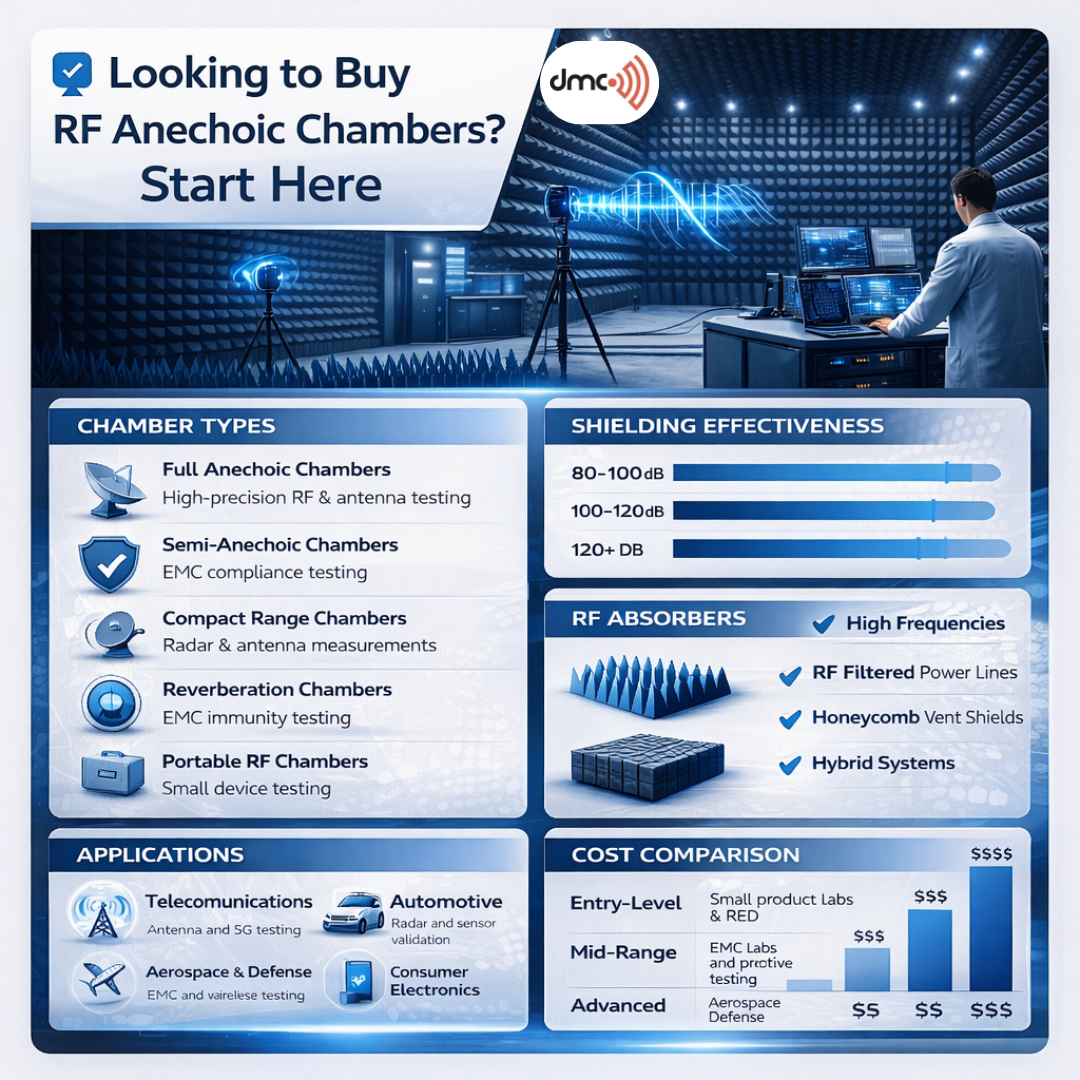 Looking to Buy RF Anechoic Chambers? Start Here