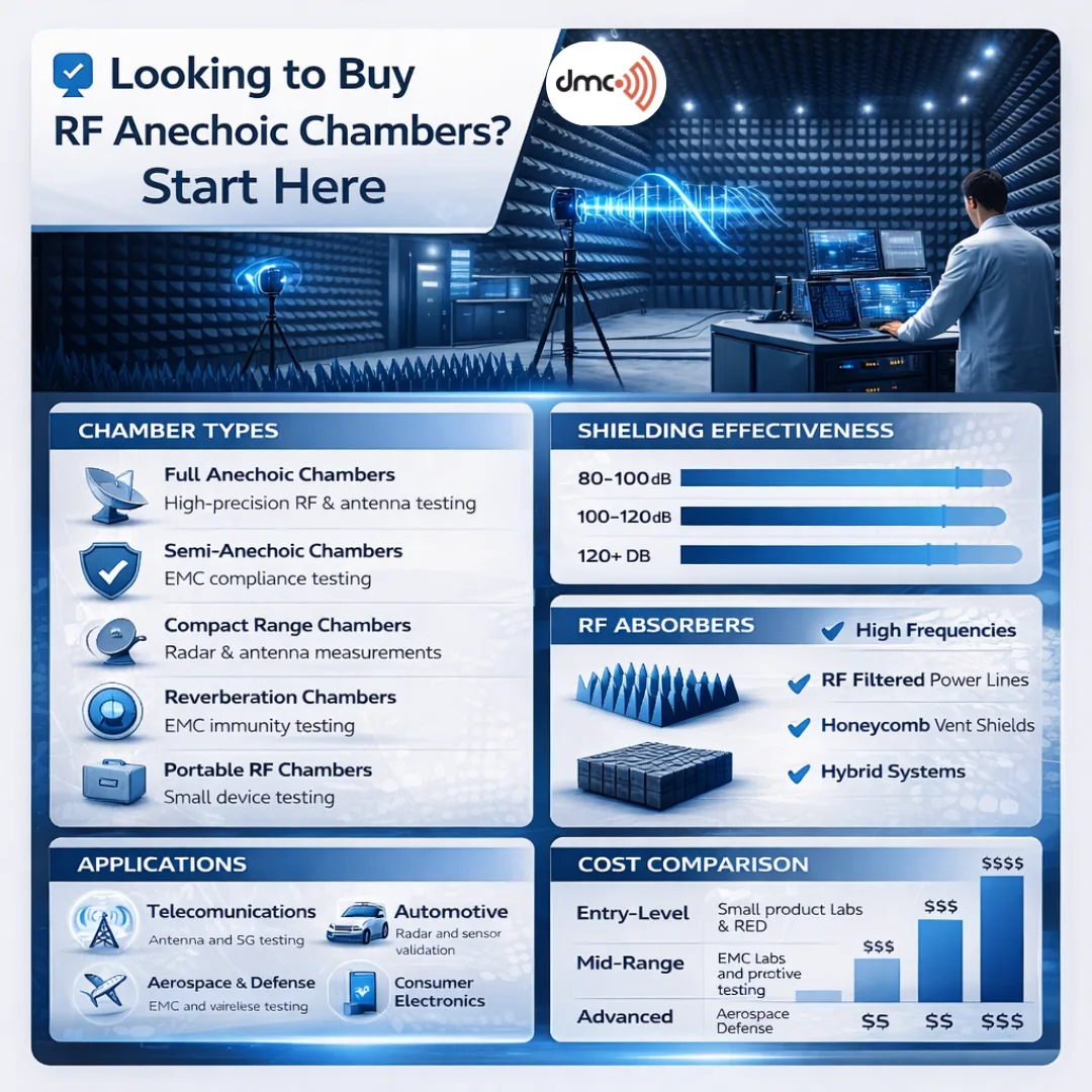 Looking to Buy RF Anechoic Chambers? Start Here