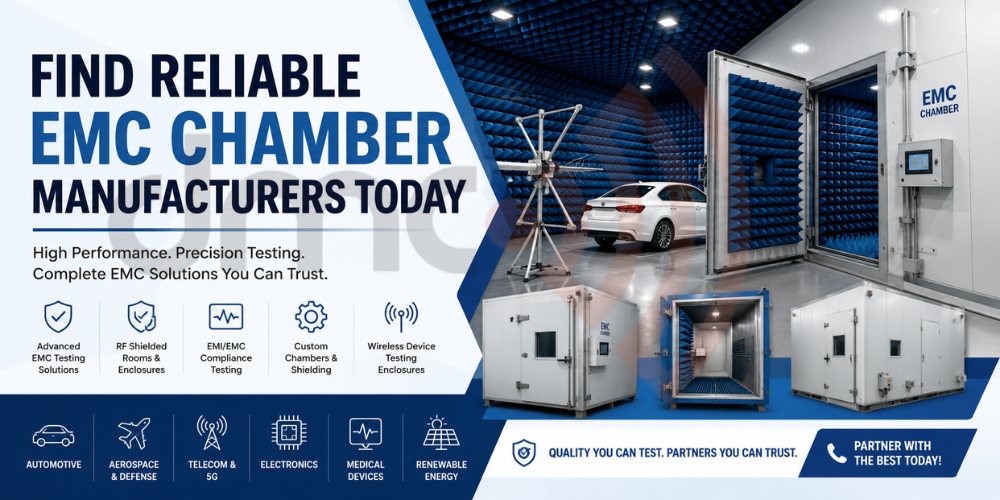 Reliable EMC Chamber Manufacturers for RF Testing